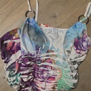 SCRUNCHED TANK TOP